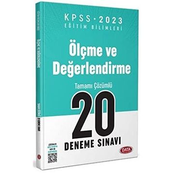 Data Yayınları KPSS Eğitim Bilimleri Ölçme ve Değerlendirme 20 Deneme Sınavı