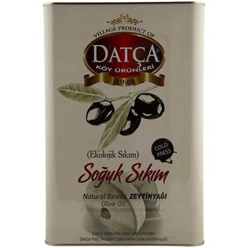 Datça Köy Ürünleri 18 lt Teneke Soğuk Sıkım Zeytinyağı