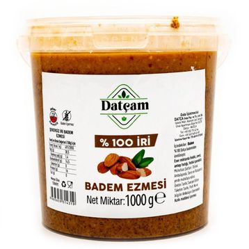Datçam 1 kg Şekersiz İri Badem Ezmesi