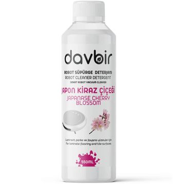 Davbir 550 ml Japon Kiraz Çiçeği Kokulu Akıllı Robot Süpürge Deterjan