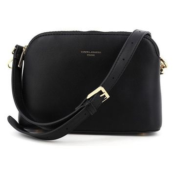 David Jones CM7342-2 Siyah Kadın Çapraz Çanta