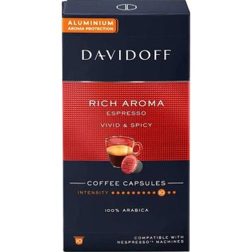 Davidoff Rıch Aroma Espresso Vıvıd Spıcy Aluminium Kapsül Kahve 10'lu (2 adet)