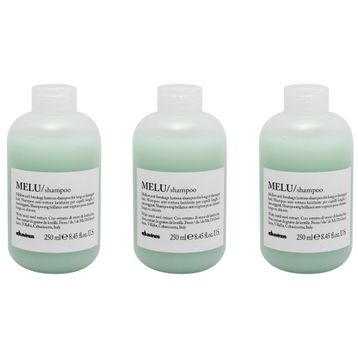 Davines 3x250 ml Melu Mellow Kırılma Önleyici Parlaklık Şampuanı