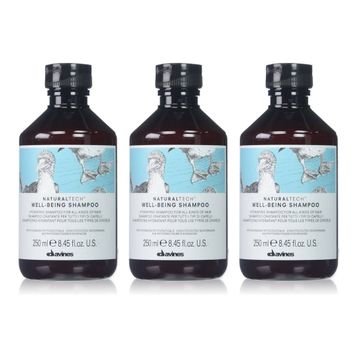 Davines 3x250 ml Well Being Hassas Baş Derisi İçin Nemlendirici Şampuan