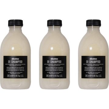 Davines 3x280 ml Oi Tüm Saç Tipleri İçin Sülfatsız Bakım Şampuanı