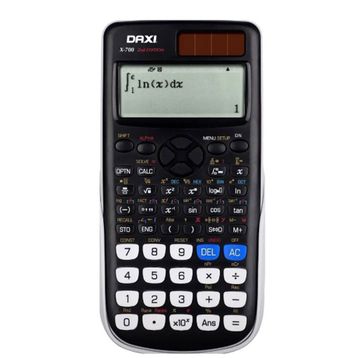Daxi X-700 Siyah Bilimsel 498 Fonksiyonlu Hesap Makinesi