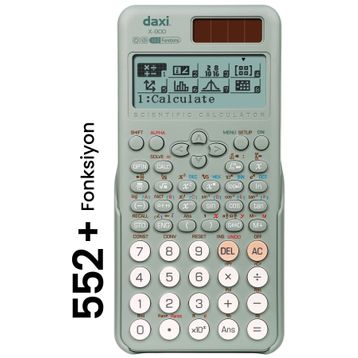 Daxi X-900 552 Fonksiyonlu Mint Yeşili Bilimsel Hesap Makinesi