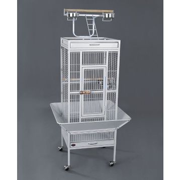 DaYang 45.7x45.7x156 cm Beyaz Ayaklı Papağan Kafesi