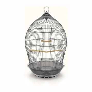 DaYang Kubbe Şekilli Dekoratif Gri 48.5x48.5x76 cm Muhabbet Kuşu Kafesi