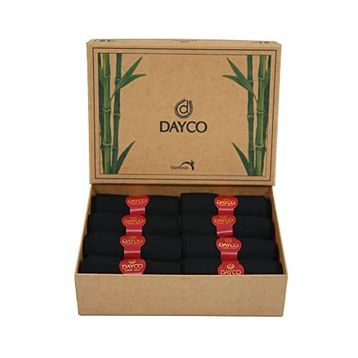 Dayco Premium Siyah 8 Adet Bambu Yazlık Erkek Çorap
