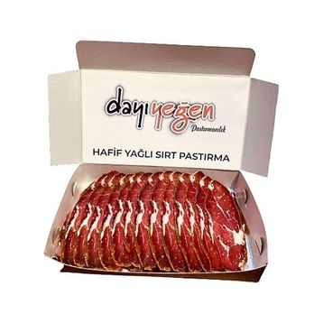 Dayı Yeğen 250 gr Hafif Yağlı Sırt Pastırma %100 doğal-kayseri