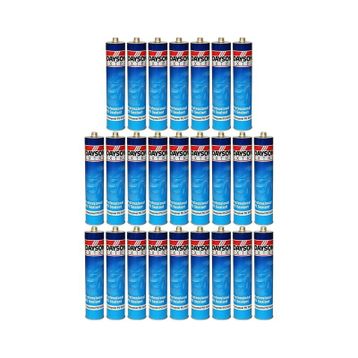 Dayson 25 Adet PU Beyaz 280 ml Silikon Yapıştırıcı Mastik