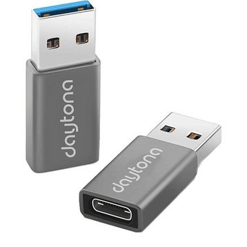 Daytona ADS-613 Usb 3.1 To Type-C 10 Gbps Gen 2 Füme Yüksek Hızlı Data Şarj Çevirici Dönüştürücü Adaptör