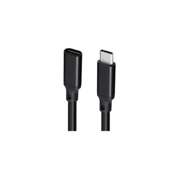 Daytona FC-K09 Type-C Usb-C Male Erkek to Type-C Dişi Female 0.5 m Uzatma Şarj Data Kablosu