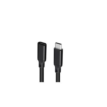 Daytona FC-K09 Type-C Usb-C Male Erkek to Type-C Dişi Female 0.5 m Uzatma Şarj Data Kablosu
