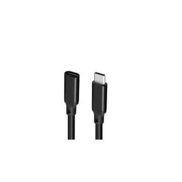 Daytona FC-K09 Type-C Usb-C Male Erkek to Type-C Dişi Female 0.5 m Uzatma Şarj Data Kablosu