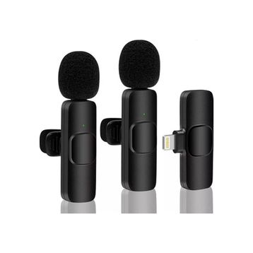 Daytona K9 Lightning Wireless Ciftli Yaka Mikrofonu