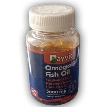 Dayvit Omega 3 2000 mg 90 Kapsül Balık Yağı