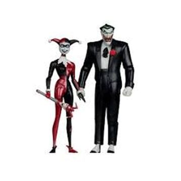 Dc Collectibles Batman Animated Series The Joker & Harley Quinn Mad Love Book & (2'li Paket) Aksiyon Figürü