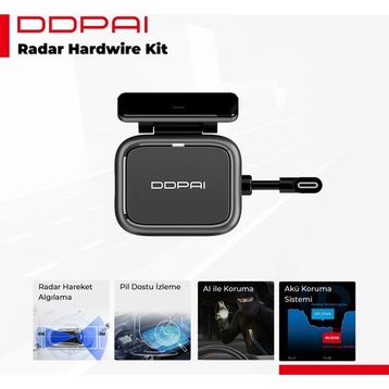 DDPAI N5 Dual Araç İçi Kamera Uyumlu Radar Modülü Kablolu Kit