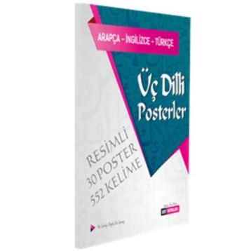 DDY Yayınları - Üç Dilli Posterler Arapça - İngilizce - Türkçe