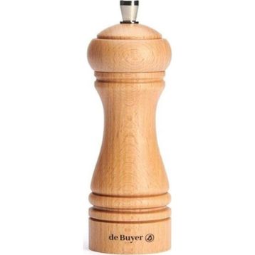 De Buyer Naturel Ahşap 14 cm Tuz Değirmeni