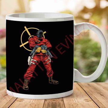 Deadshot Targets Suicide Squad Dark Garment Baskılı Kupa