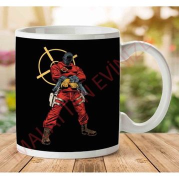 Deadshot Targets Suicide Squad Dark Garment Baskılı Kupa