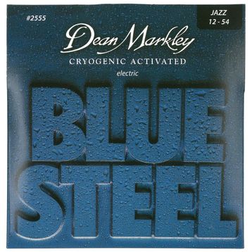 Dean Markley 2555 12-54 Blue Steel Jazz Elektro Gitar Tel Seti