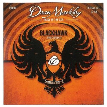 Dean Markley 8010 Blackhawk Extra Light Kaplamalı Akustik Gitar Takım Tel