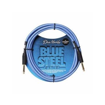 Dean Markley Blue Woven 6 m Düz L Enstrüman Kablosu