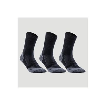 Decathlon Artengo RS 900 Uzun Konçlu 3 Çift Siyah Gri Tenis Çorabı