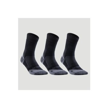 Decathlon Artengo RS 900 Uzun Konçlu 3 Çift Siyah Gri Tenis Çorabı