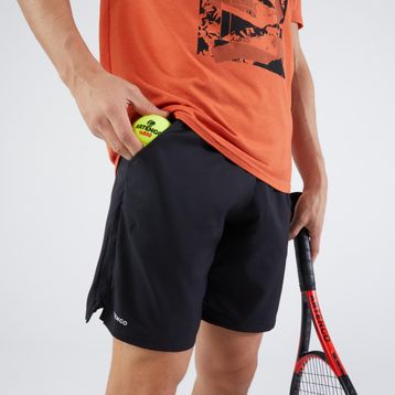 Decathlon Artengo Siyah Essential+ Erkek Tenis Şortu