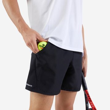 Decathlon Artengo Siyah Essential+ Erkek Tenis Şortu