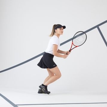 Decathlon Artengo Siyah Essentiel 100 Kadın Tenis Eteği