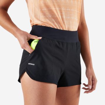 Decathlon Artengo TSH Light Siyah Kadın Tenis Şortu