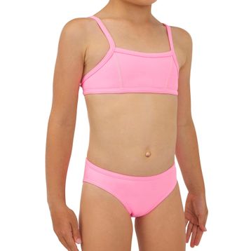 Decathlon Bali 100 Pembe Çocuk Bikini