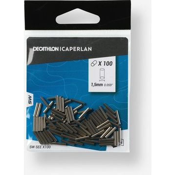 Decathlon Caperlan 100 Adet 1.5 mm SW SEE Deniz Balıkçılığı Boru Stoper Klipsleri