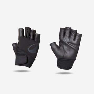 Decathlon Corength Siyah Bilek Desteği ve Kavrama Spor Eldiveni