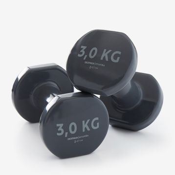 Decathlon Domyos Gri 2x3 kg Dambıl