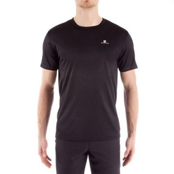 Decathlon Domyos Siyah Erkek Fitness Tişörtü