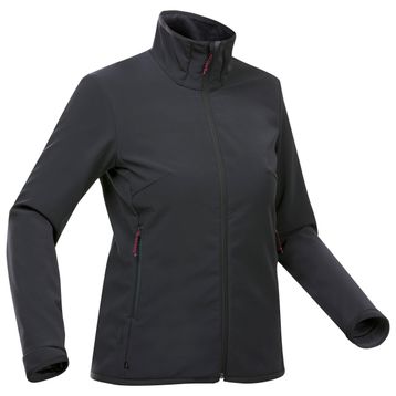 Decathlon Forclaz MT100 Softshell Siyah Kadın Mont