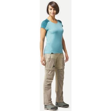 Decathlon Forclaz MT500 Bej Kadın Outdoor Trekking Modüler Pantolon