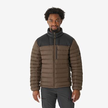 Decathlon Forclaz MT500 Erkek Outdoor Kuş Tüyü Kahverengi Trekking Şişme Mont