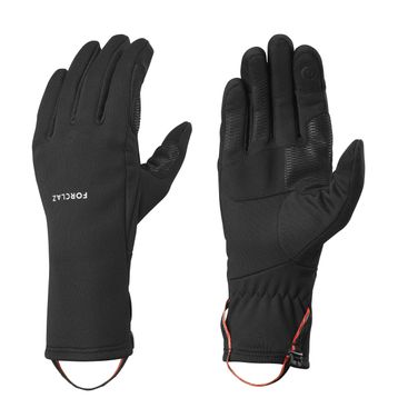 Decathlon Forclaz Siyah MT500 Yetişkin Outdoor Trekking Dokunmatik Eldiveni