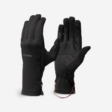 Decathlon Forclaz Siyah MT500 Yetişkin Outdoor Trekking Dokunmatik Eldiveni