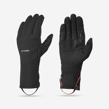 Decathlon Forclaz Siyah MT500 Yetişkin Outdoor Trekking Dokunmatik Eldiveni