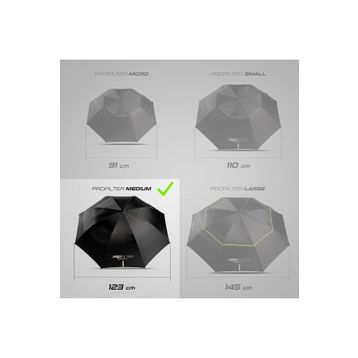 Decathlon Inesis UPF50+ Profilter Medium Siyah Şemsiye