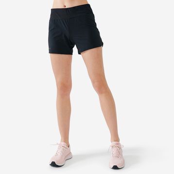 Decathlon Kalenji Kiprun Run 100 Siyah Kadın Bisiklet ve Koşu Şortu
